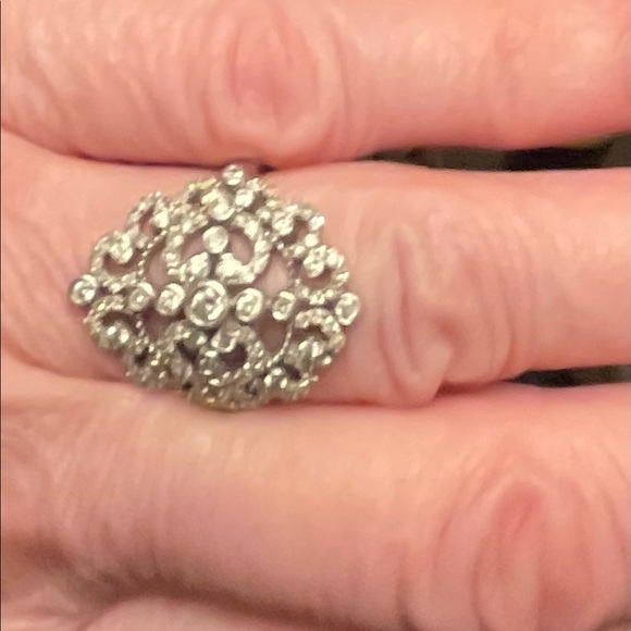 Diamond Cluster Ring - Picture 7 of 8